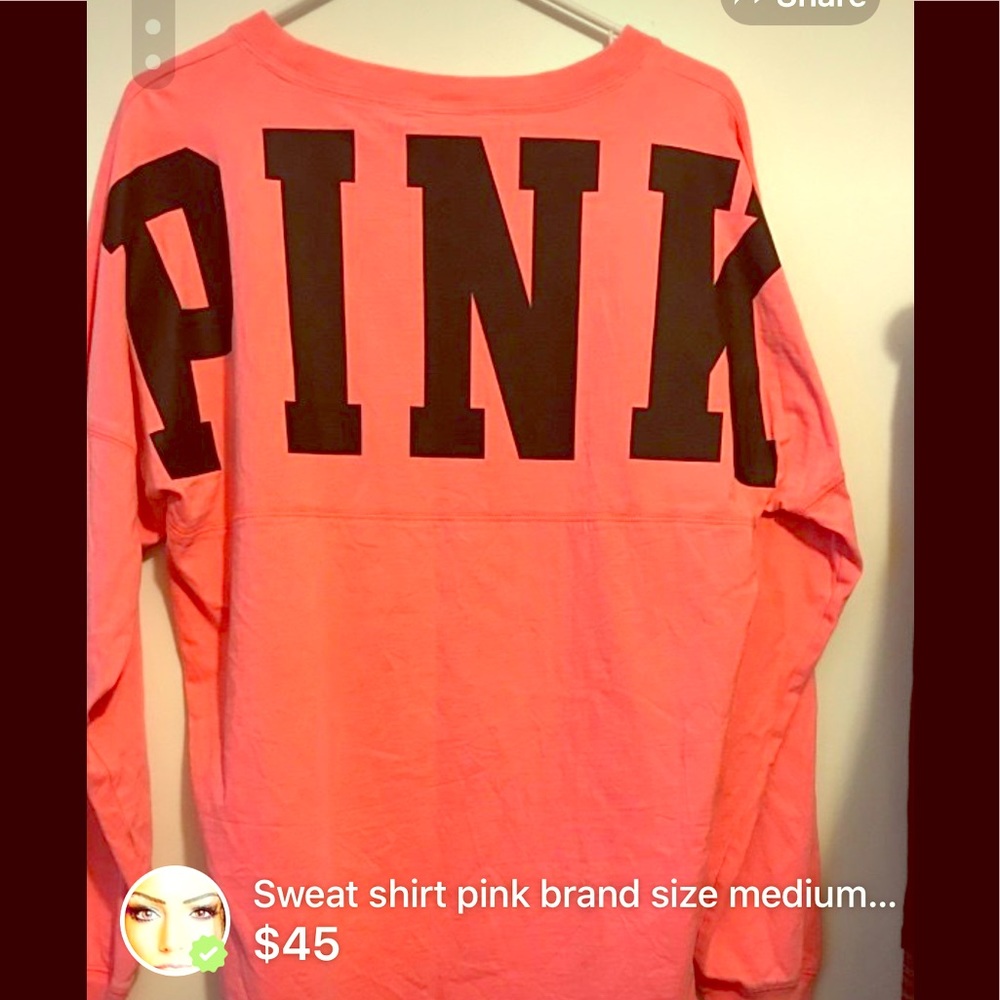 Pink brand top
